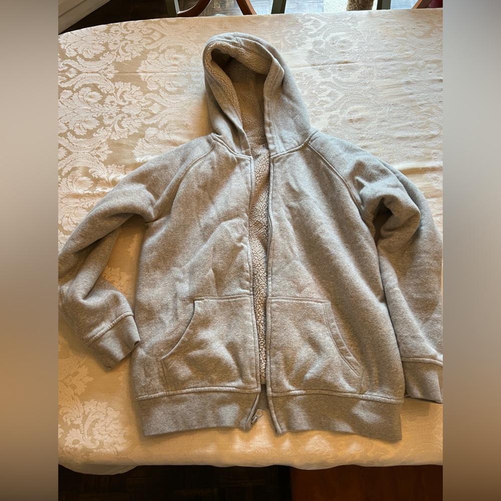 Boys Gap Sherpa lined Zip Up Sweatshirt